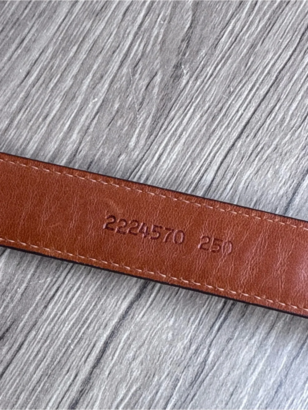 Vintage Polo Ralph Lauren Tan Leather Belt with Dark Metal Buckle size 32